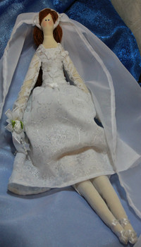 Кукла Тильда "Невеста"