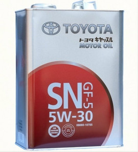 Оригинальное моторное масло Toyota Castle SN 5W30