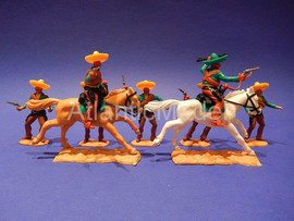 Солдатики 1/32 Timpo Мексиканцы Четвертый набор 7 6