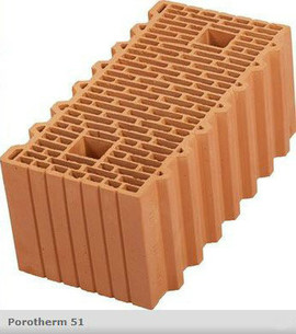 Блоки керамические POROTHERM Wienerberger 25 51 Рябовские 38