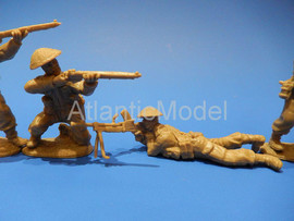 Солдатики 1/32 WESTON Британские солдаты 6 шт 2МВ