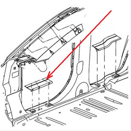 Накладка порога салона передняя 0TW33 0TW32 Chrysler Pacifica 3