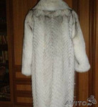 Прекрасная теплая шуба из голубого песца