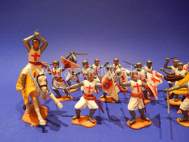 Солдатики 1/32 Timpo Рыцари Первый набор 18 шт 8