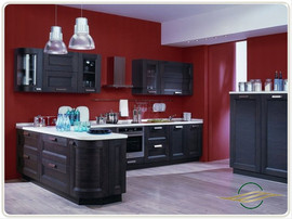 Мебель для кухни "Джетта" массив, МДФ от производителя