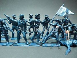 Солдатики 1/32 BMC Бой 7-ой кавалерии 25 фигур Вестерн