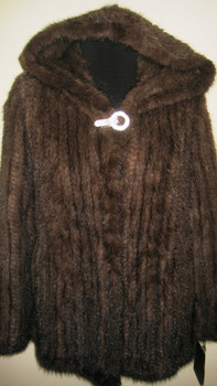 Продаю полушубок норка вязаная новый