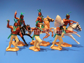 Солдатики 1/32 Timpo Индейцы Миссури 5 фигур Вестерн 2