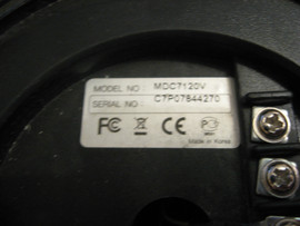 Купольная аналоговая видеокамера MDC7120V