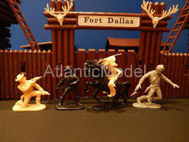 Солдатики 1/32 Hofler Индеец ковбои кавалерист 4 2