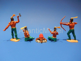 Солдатики 1/32 Timpo Индейцы Кайова-апачи 4 костер 5
