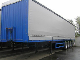 Полуприцеп шторный 9423B0 с бортовой платформой