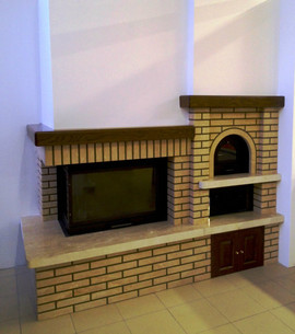 Варочная дровяная печь с духовкой Roby 40x60 (Италия). 2