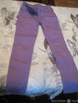 Джинсы штаны Сиреневые на рост 140 см в поясе ширина 28 см длина