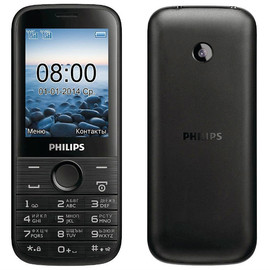 Новый Philips Xenium E160 Black (2-сим, Ростест, оригинал)