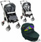 коляска Bebe confort 2 в 1. люлька, гамак и шасси