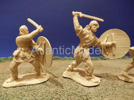 Солдатики 1/32 CONTE Викинги 3 шт Третий комплект