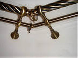 Карниз металлический двойной