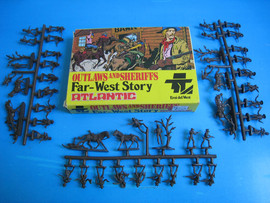 Солдатики 1/72 Atlantic 1114 Бандиты и Шерифы 3лк