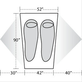 топовая палатка Big Agnes Copper Spur Ul2. вес 1,43 кг. 3