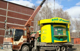 Перевозка ларьков, вагончиков, контейнеров