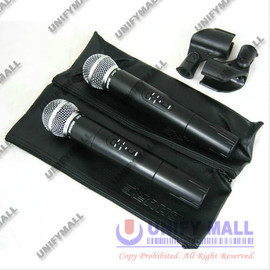 Микрофон SHURE SM58 радиосистема­ 2 микрофона.КЕЙС.магазин. 6