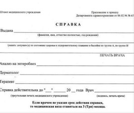 Медицинские справки в бассейн, спортзал от 275р, форма 095у учащ