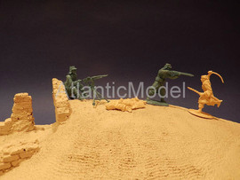 Солдатики 1/32 Conte Ин. легион Четыре фигуры 2+2 2