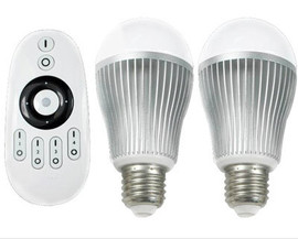 Светодиодная лампа LEDHome E27 с пультом управления