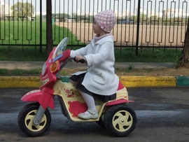 Peg-Perego 3-х колёсный мотоцикл для девочек