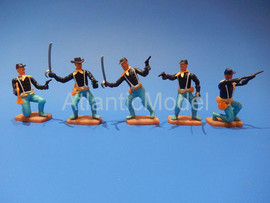 Солдатики 1/32 Plasty Спешенная 7 кавалерия ACW 5 2