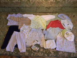 Пакет одежды д/м на рост 74 и 80 см.