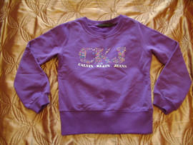 Кофточка Кельвин Кляйн фиолетовая на 6 лет