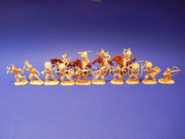 Солдатики 1/32 Hofler Индейцы Четвертый Бежевый 14 2