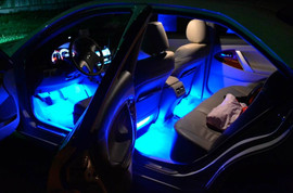 Мультицветная подсветка салона автомобиля