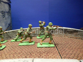 Солдатики 1/32 Britains Морская пехота США Первый 3