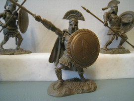 Солдатики 1/32 CONTE Спартанцы цвет Bronze set 3 9
