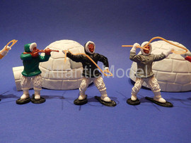 Солдатики 1/32 Timpo Эскимосы Седьмой Оригинал 6