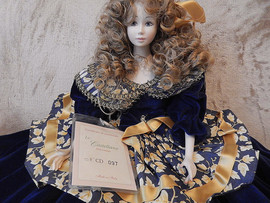Кукла фарфоровая 48 см Италия ноль девяносто семь
