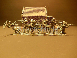 Солдатики 1/32 Сonte Пехота США третий набор WWII 2