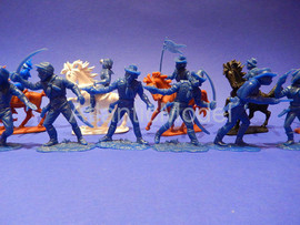 Солдатики 1/32 Hofler US Кавалерия Первый Синий 14