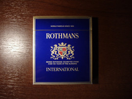Сигареты Rothmans (импорт из Duty Free