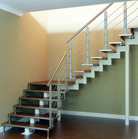 Лестницы модульные с установкой