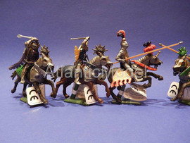 Солдатики 1/32 Britains Рыцари и Сарацины Конные 6 3