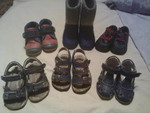 Большой лот ботинки, сандалии, валенки на мальчика 1-2 года