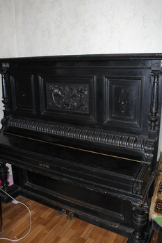 Антикварное немецкое пианино 3