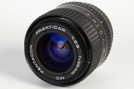Объектив, MC Pentacon Prakticar, 1:2.8 f=28mm (Praktica BX)