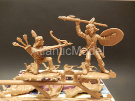 солдатики 1/32 Atlantic Карсон коробка нет фигуры