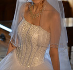 Красивое, шикарное свадебное платье