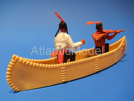 Солдатики 1/32 Timpo Индейцы Оджибвеи в пироге 2